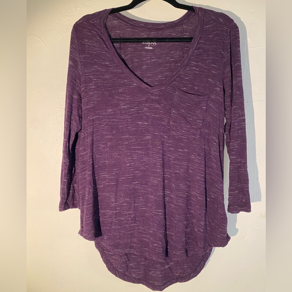 Merona flowy purple top